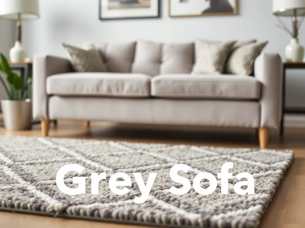 Jaki dywan do szarej kanapy?