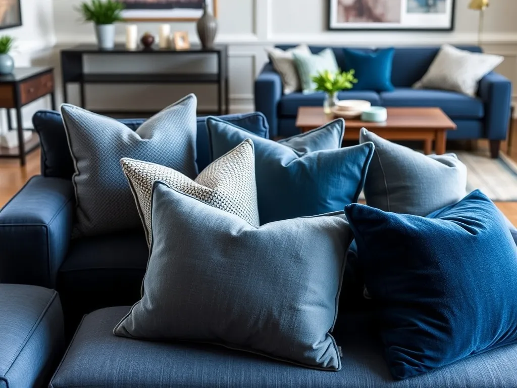 Jakie poduszki do granatowej kanapy? Oto najlepsze propozycje!