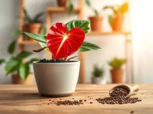 Czy fusy z kawy są dobre dla anturium?