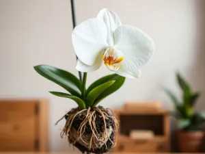 Czy storczyk może stać bez podłoża?